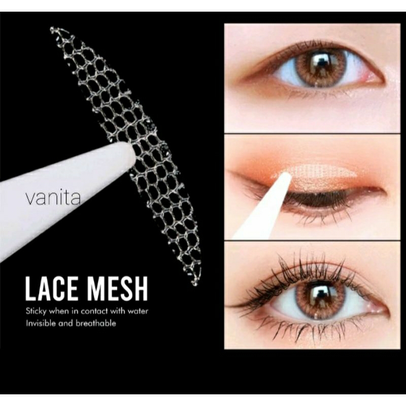 Skot mata jaring transparan scott aqua lace eyelid tape jaring