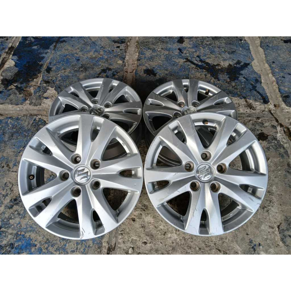 velg bekas copotan geratis ongkir ertiga ring 15x5 lubang 5x114 seken bekas murah