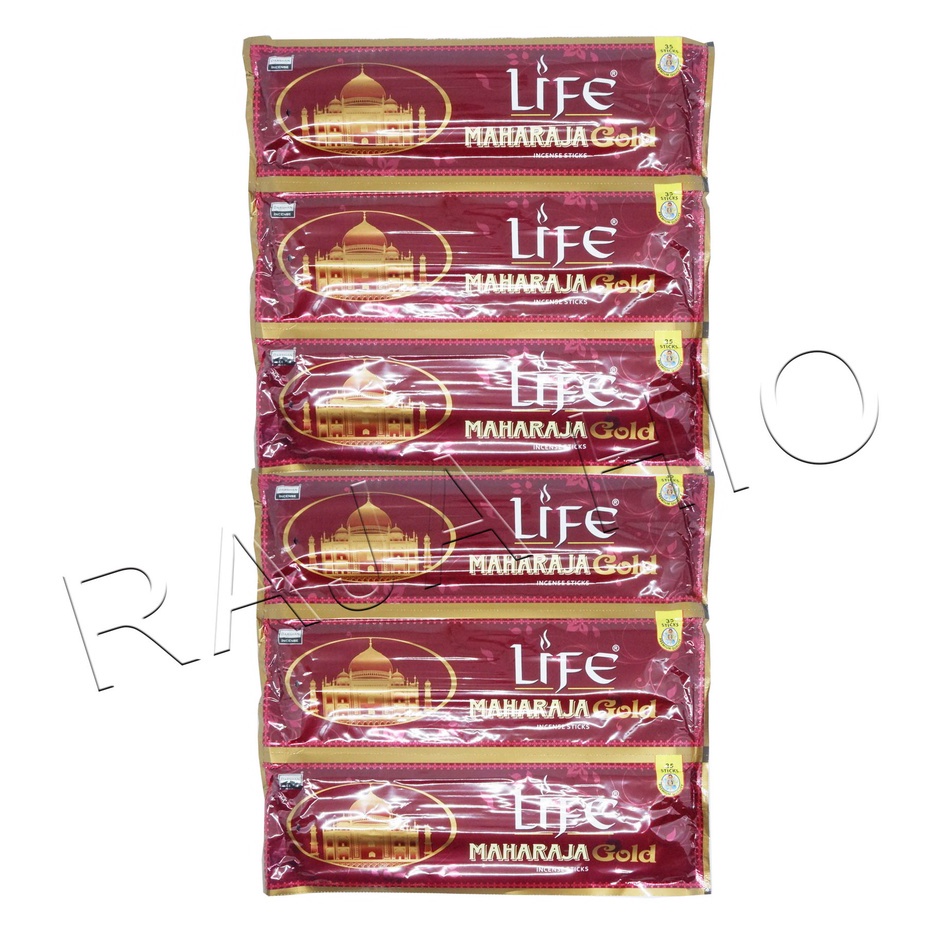 Hio Dupa Lidi Stick India Renceng Pouch Darshan Life Maharaja Gold