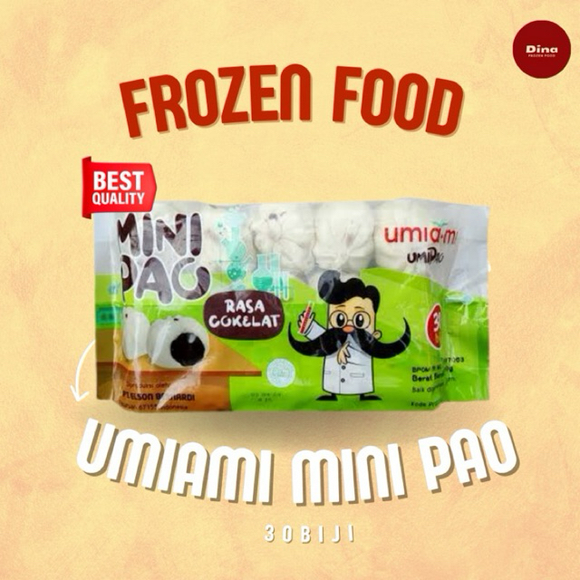 

UMIAMI MINI PAO COKLAT ISI 30PCS