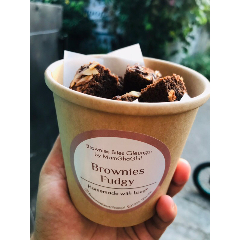 

brownies bites cup - Brownies mini - Brownies fudgy dark - brownies murah - brownies bogor - brownies enak - brownies panggang