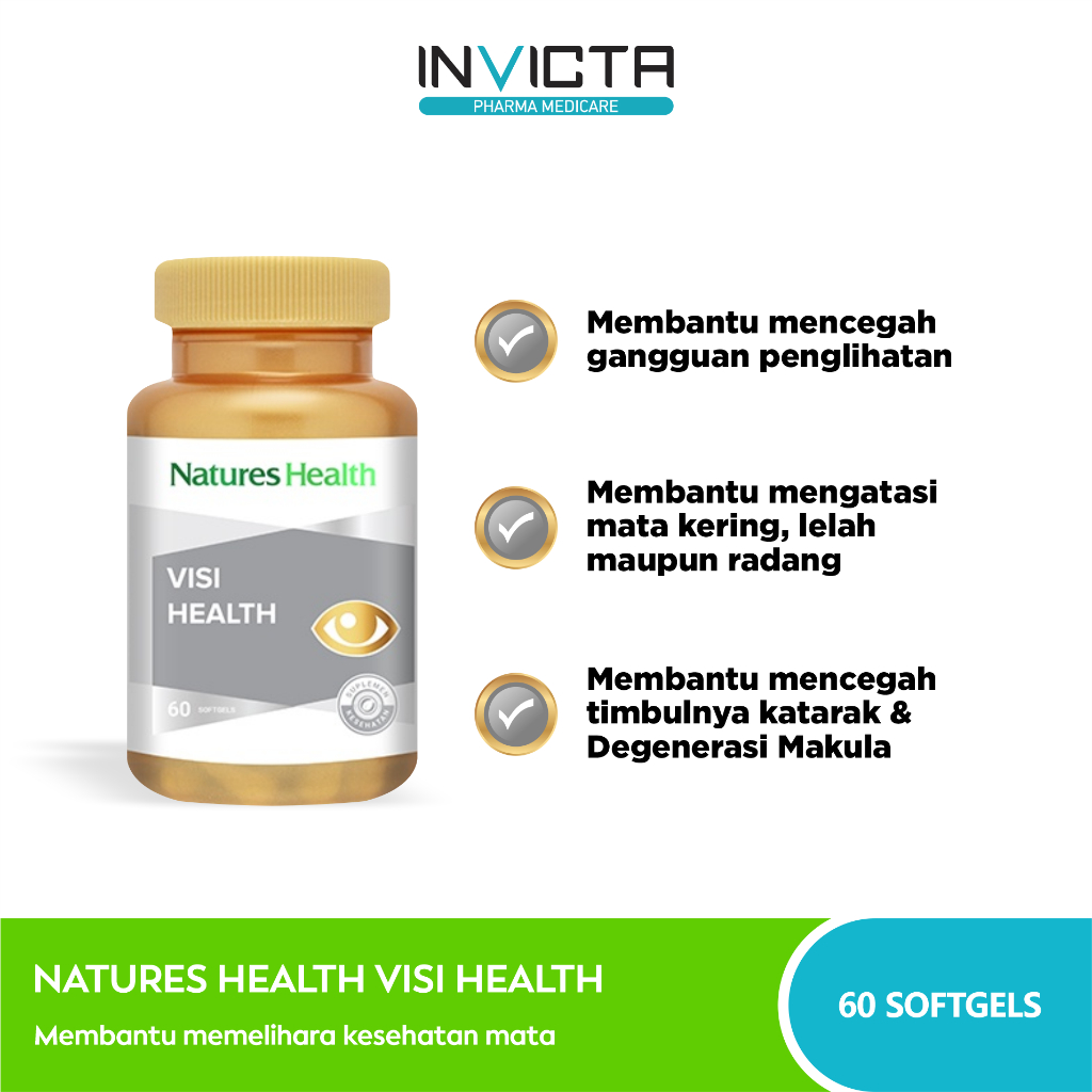 Natures Health Visi Health - 60 Softgels