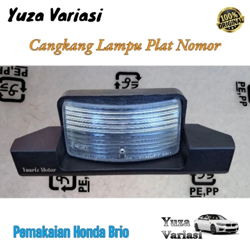 Rumah Cangkang Lampu plat nomor mobil Honda Brio/Rumah Cangkang Lampu plat nomer mobil honda / Lampu