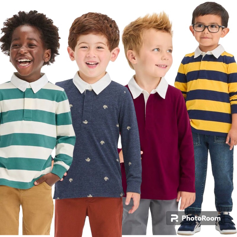 Cat&Jack Boys Polo Shirt / Cat&Jack Polo Tee / Kaos Polo Anak / kaos anak cat&jack / kaos anak cat n