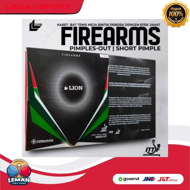 Karet Lion Firearms 1.5/1.8/2.0 MM / Karet Bet Pingpong / Tenis Meja