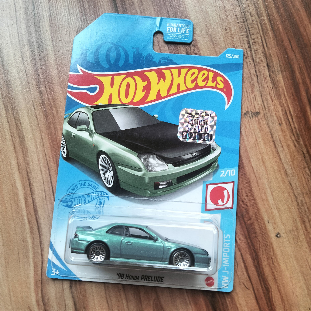 HotWheels 98 Honda Prelude Hijau exclusive recolor