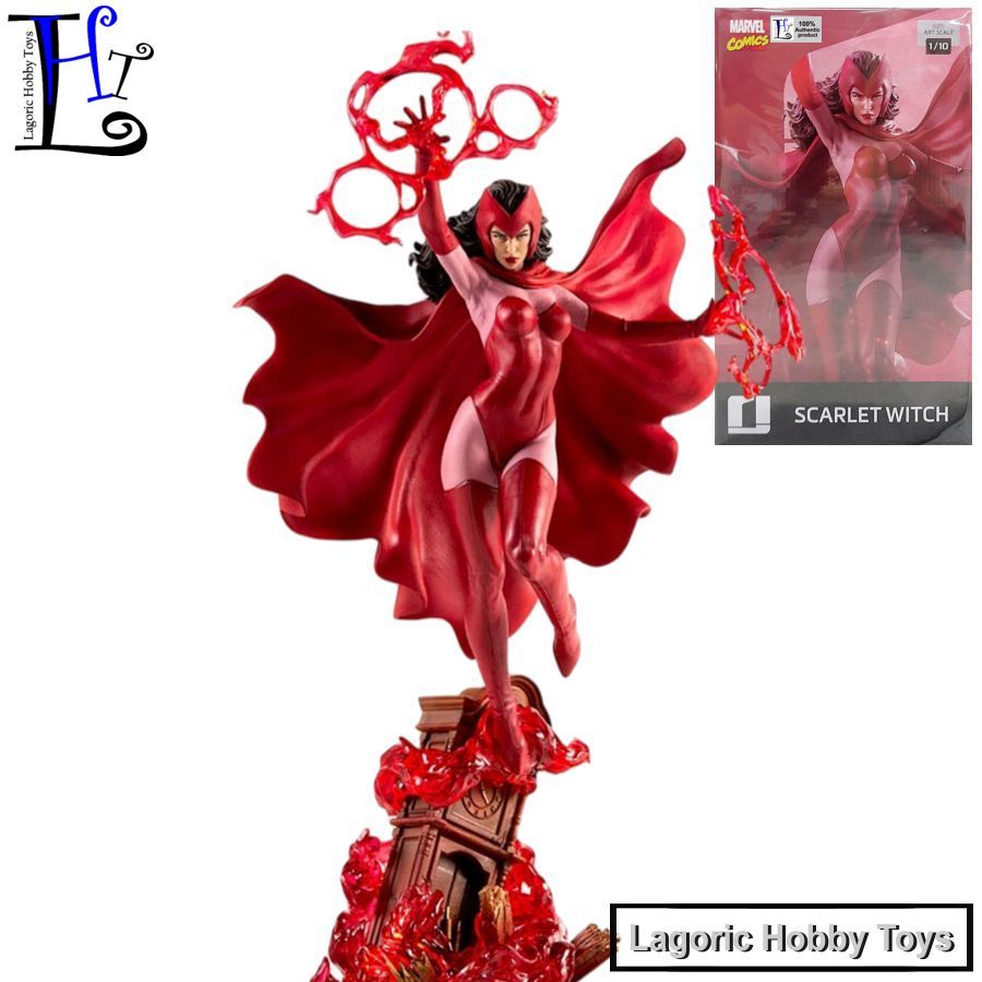 Marvel Scarlet Witch Iron Studios Mainan Figure