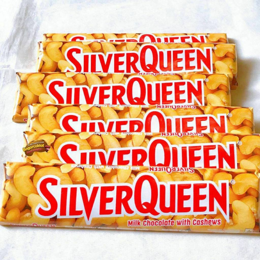 

Coklat SilverQueen Bar Cashew 55gr isi 6pcs