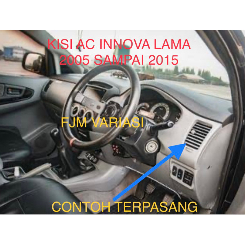 KISI AC KISI ANGIN UDARA DASBOR MOBIL TOYOTA INNOVA INOVA 2004 2006 2008 2010 2012 2014 2015 KANAN S