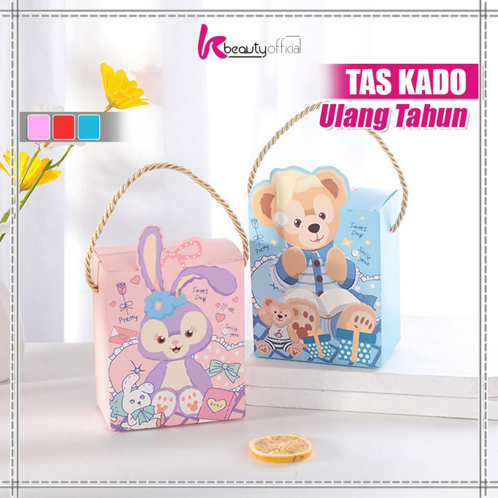 

KB-C1057 Goodie Bag Ulang Tahun Anak Motif Balon Tas Bingkisan Birthday Kartun Lucu / Paper Bag Ulang Tahun Anak Bear Cute Baby Tas Kado