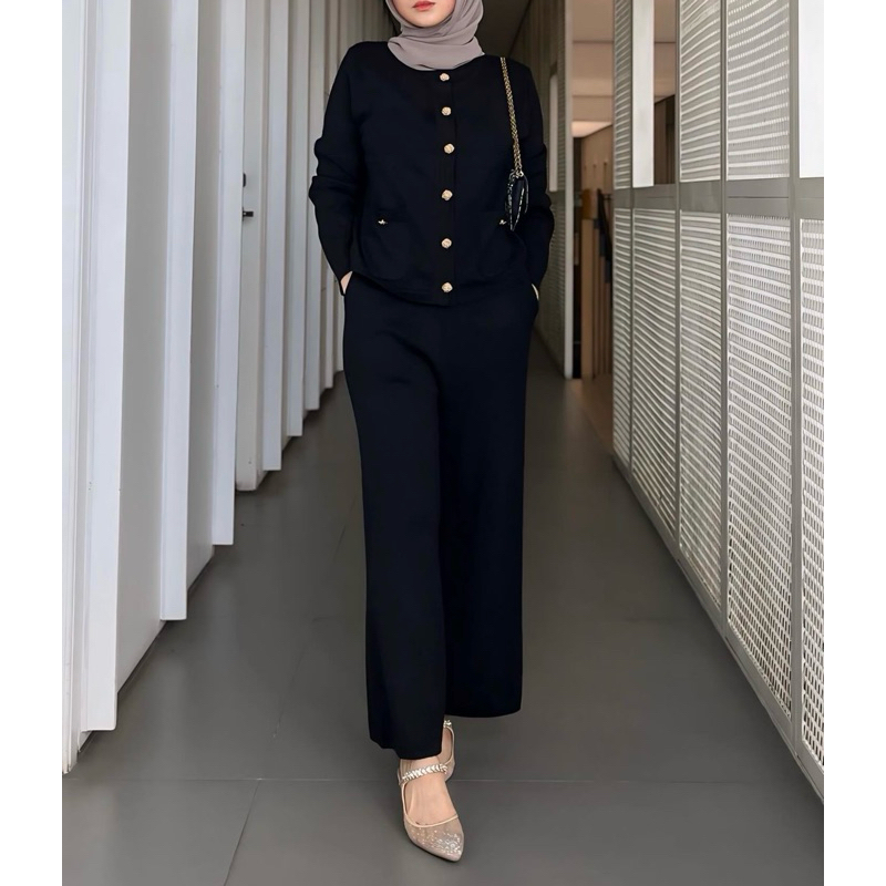 MUJI SET GONEGANI IMA SET SWEATER GONEGANI BIANCA SET GONEGANI