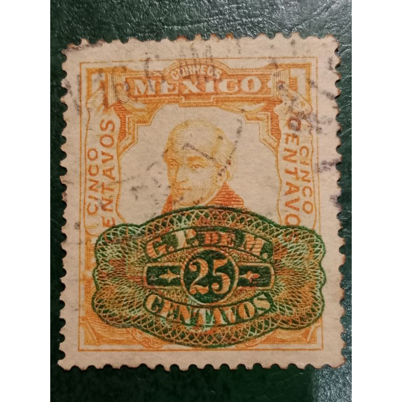 

Prangko Mexico Miguel Hildalgo tahun 1916 USED