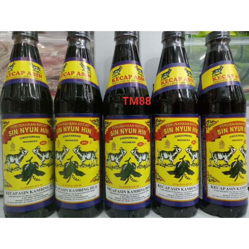 

KECAP ASIN CAP KAMBING DUA/KECAP ASIN SINGKAWANG KALIMANTAN 620MIL