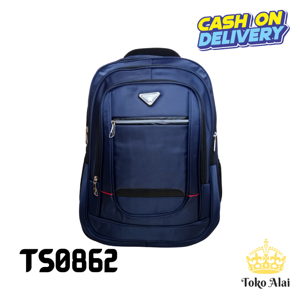 Tas Ransel Sekolah Anak Cowok Polo Great Tas Laptop Tas Ransel Anak Ori Import - TS0862