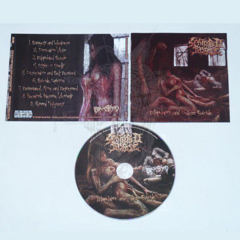 SCATTERED DISEASE dilapidation and endelss sucide - CD ORIGINAL released by Brutal mind