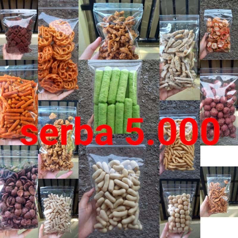 

SERBA 5.000 ANEKA SNACK/CEMILAN