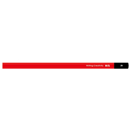 M&G 2B Hex Shape Wood Pencil Red Color