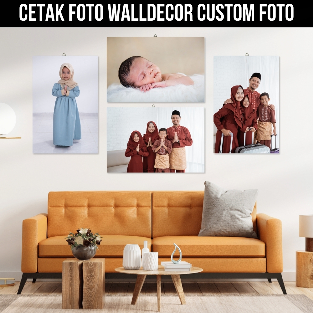 Cetak Foto Walldecor Custom Foto Kayu MDF