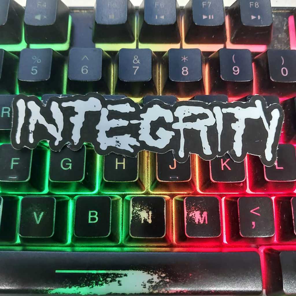 

STIKER BAND HARDCORE - INTEGRITY - STIKER VINYL ANTI AIR