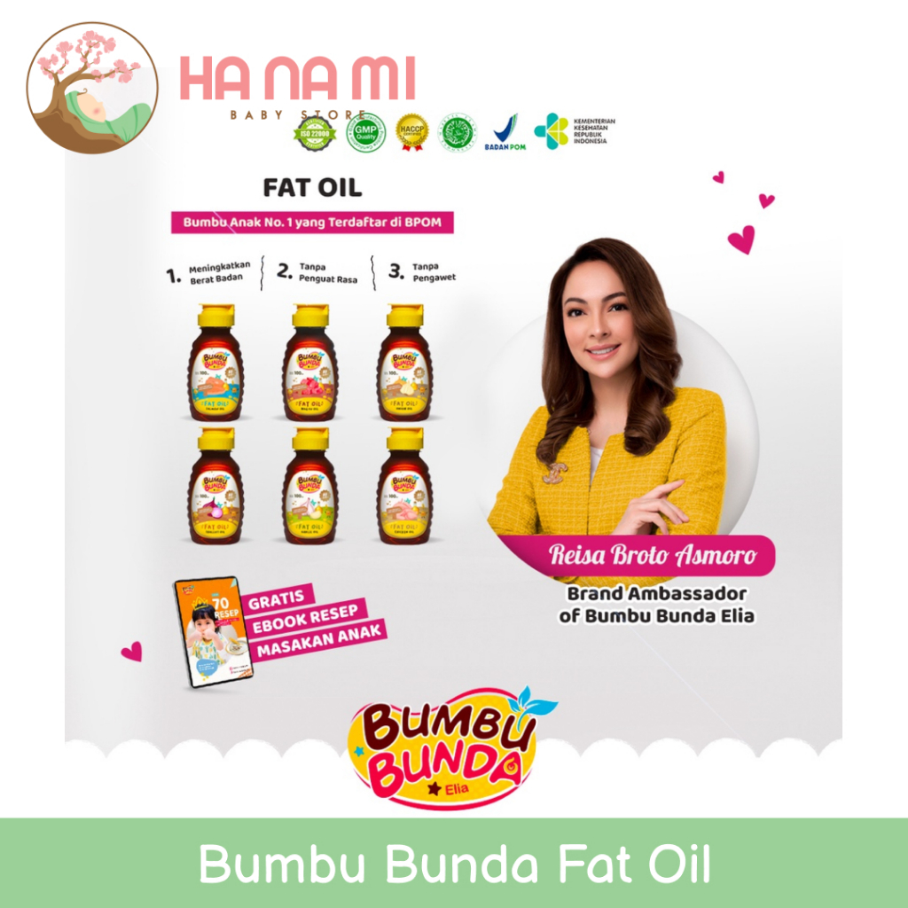 

Bumbu Bunda Elia Chicken Fat Oil / Minyak MPASI / BB Booster MPASI / Lemak MPASI / Lemak Bayi / Penambah Berat Badan