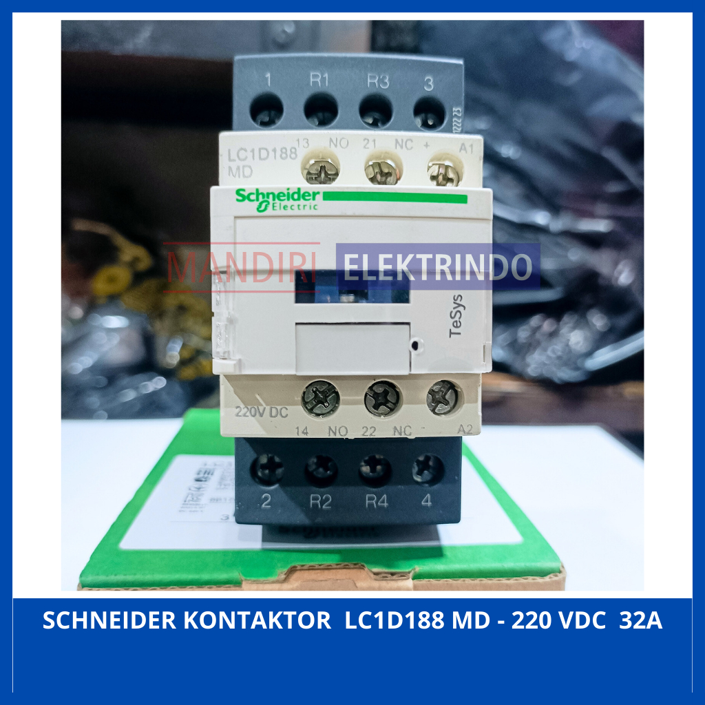 SCHNEIDER KONTAKTOR LC1D188 MD - 220 VDC 32A