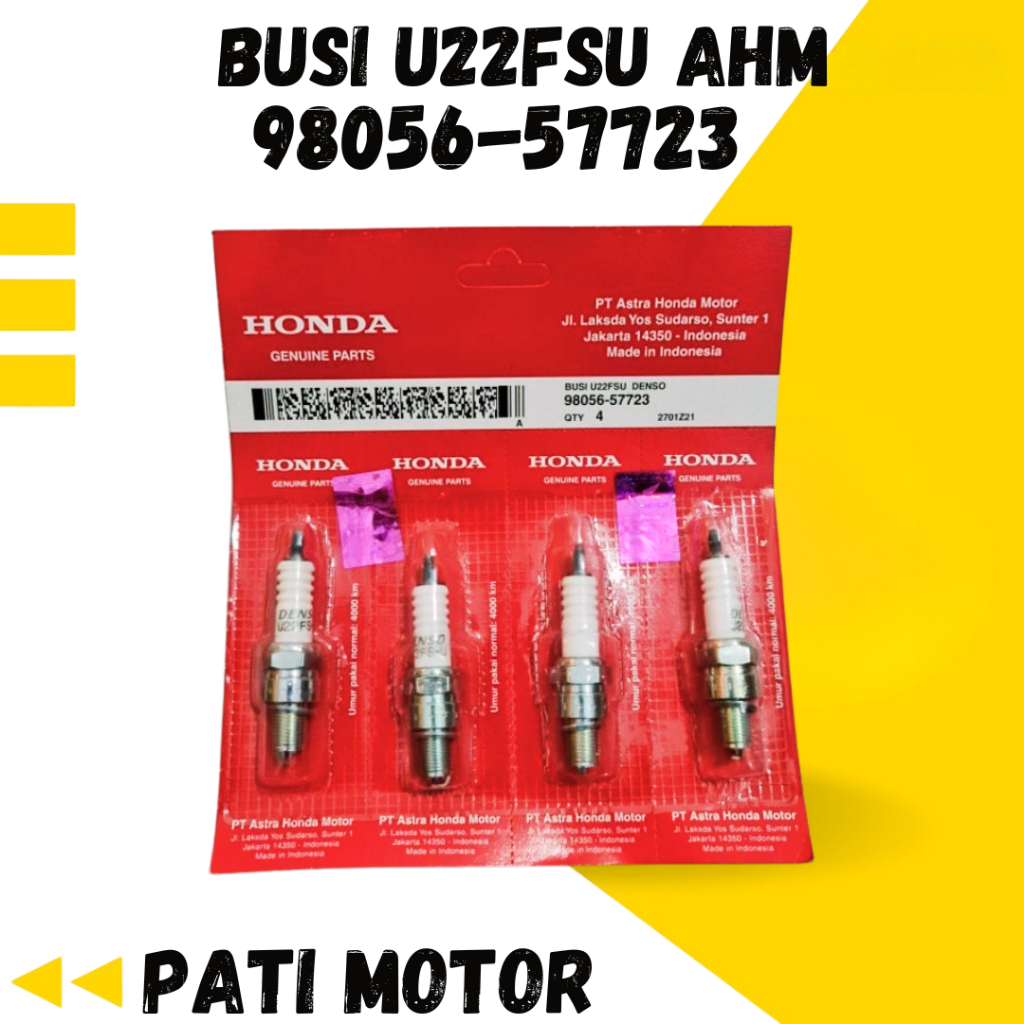 N2 PATI MOTOR BUSI AHM HONDA U22 DENSO GRAND SUPRA MIO JUPITER Z SMASH ORI AHM