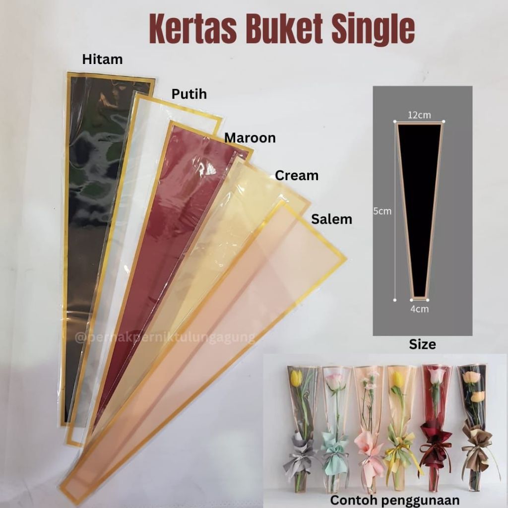 

Kertas Buket Single - Kertas Buket Kecil