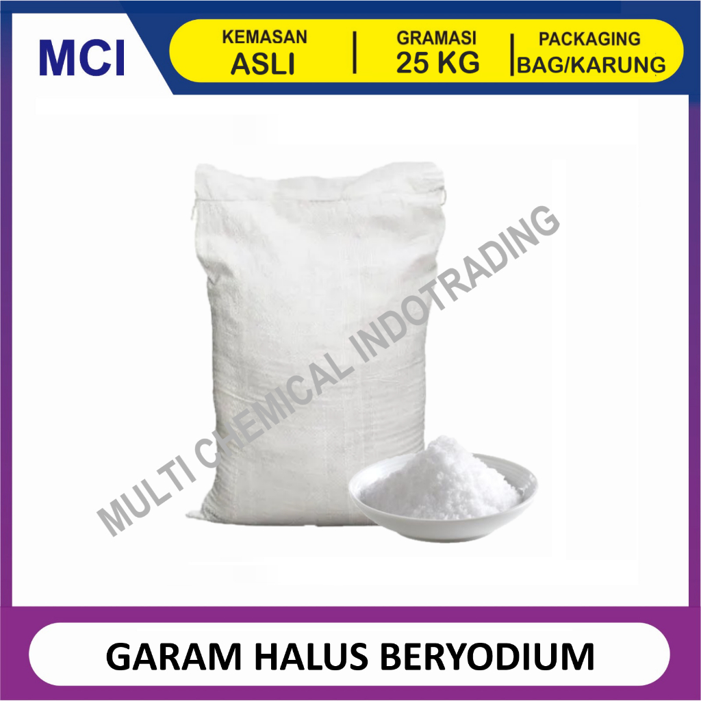 

(KHUSUS GOSEND) GARAM HALUS PREMIUM BERYODIUM - 25 KG