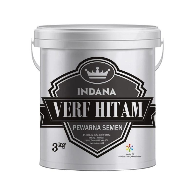 Pewarna Semen Verf Hitam 3 Kg