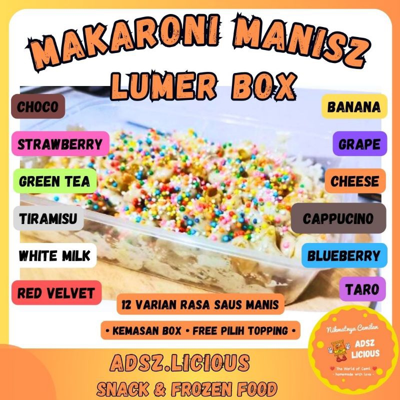 

MAKARONI MANISZ BOX | MAKARONI SAUS MANISZ MELTING