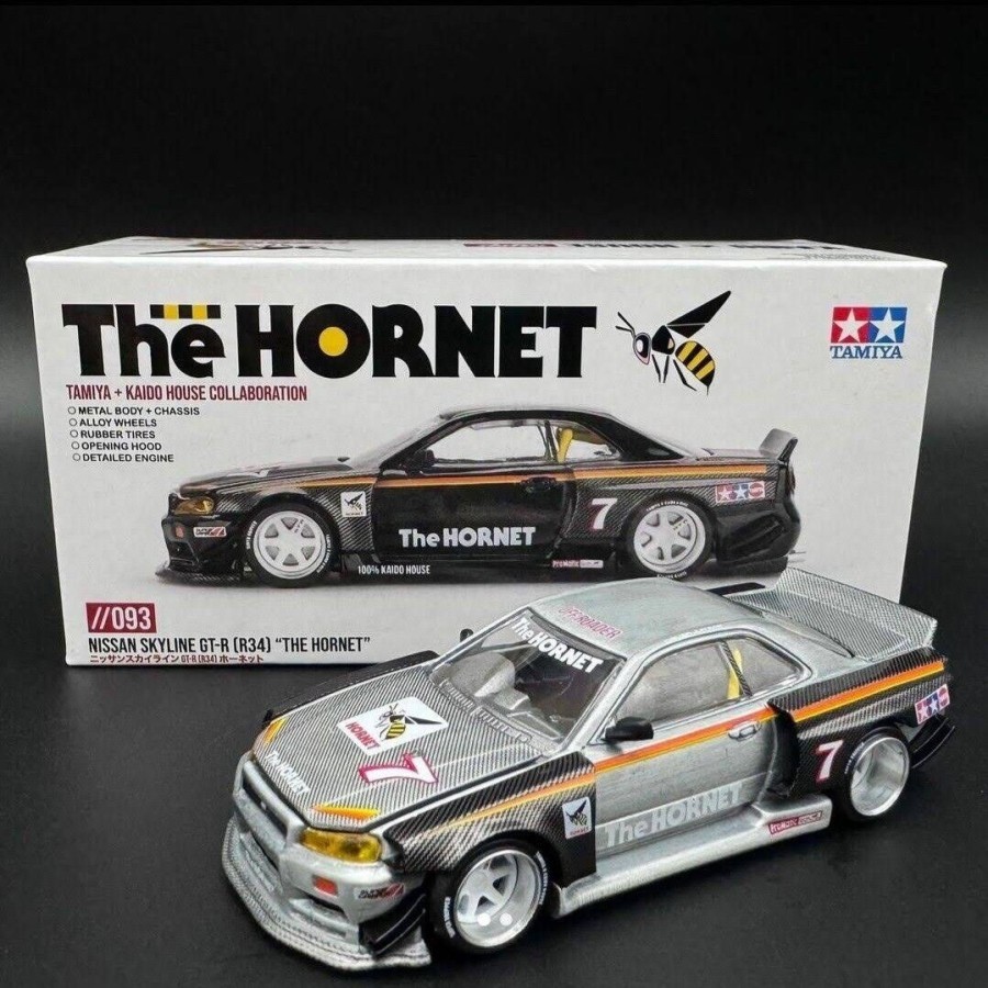 MINI GT KHMG093 CHASE KAIDO NISSAN SKYLINE GTR R34 TAMIYA "THE HORNET"