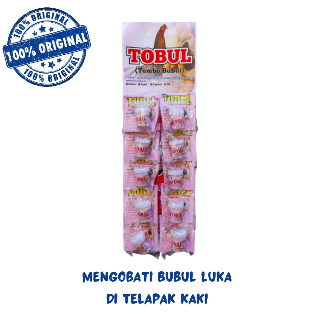 TOBUL 1 RENTENG -obat bubul ayam / mata ikan