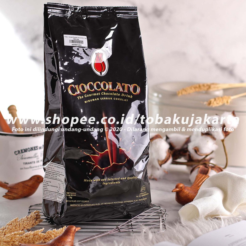 

Tulip CIOCCOLATO 250gr Chocolate Powder Drink Horeca Minuman Cokelat