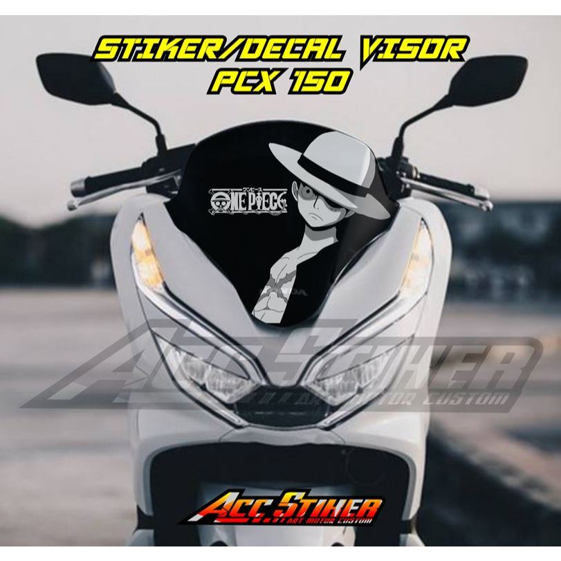 Stiker Decal VISOR PCX 150/STIKER VISOR/HIONDA PCX 150