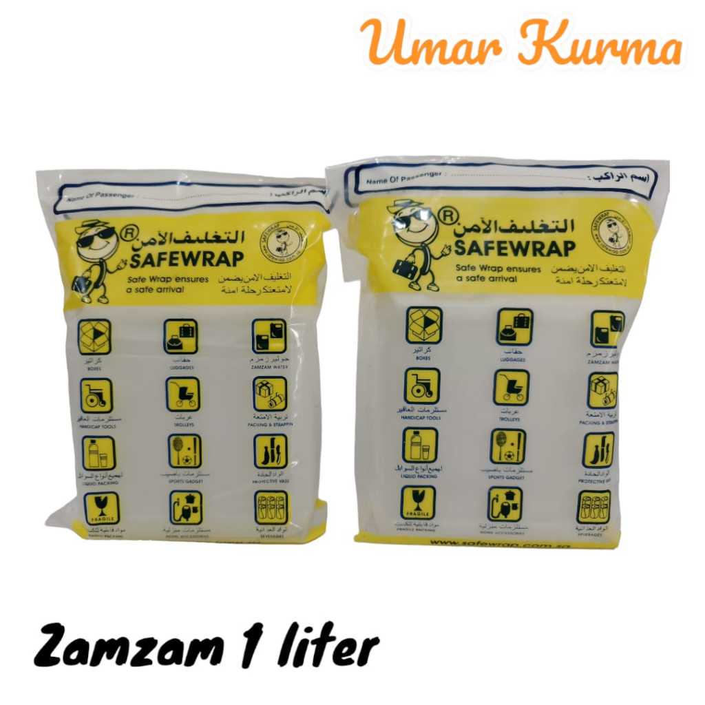 

AIR ZAMZAM 1 LITER/ZAMZAM OLEH-OLEH HAJI/UMROH