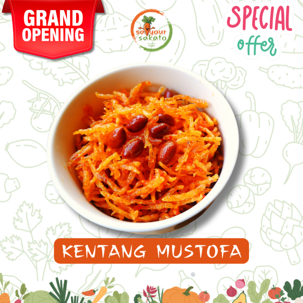 

Kentang Balado Orak Arik atau Kentang Mustofa 250gr - Saiyour Sakato