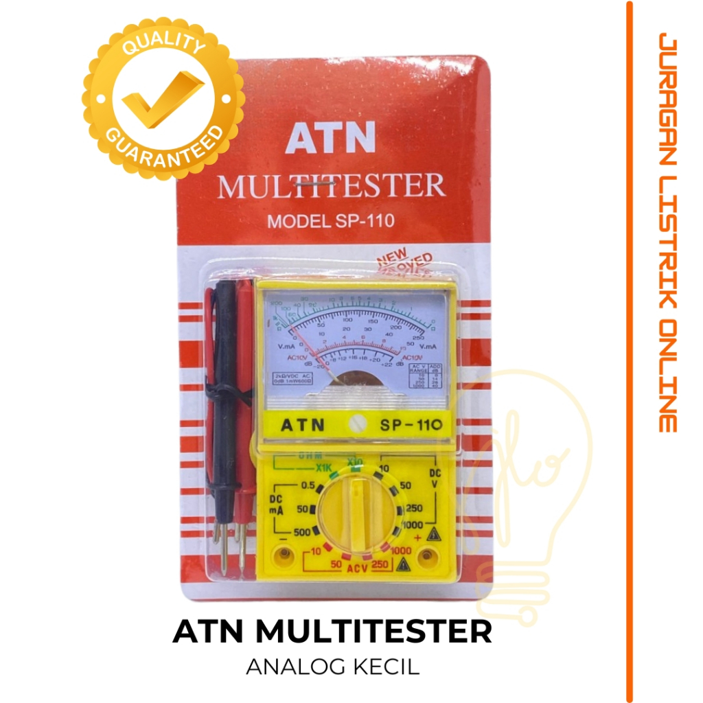 Multitester/Multimeter/AVO meter analog SP-110 ATN Multi Tester / Multi Meter Avometer
