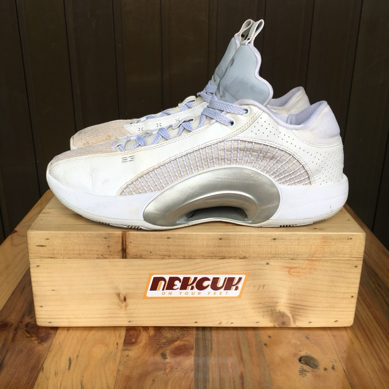 AIR JORDAN 35 LOW WHITE (size 46)