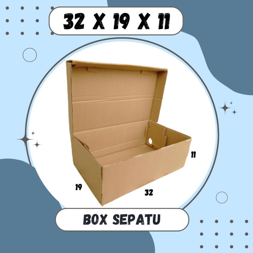 

Baru Kardus Sepatu 32x19x11 cm Kardus/Polos/Box/Karton/Nike