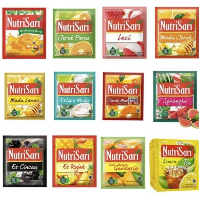 

NUTRISARI ALL VARIANT RASA (1 RENCENG isi 10 PCS)