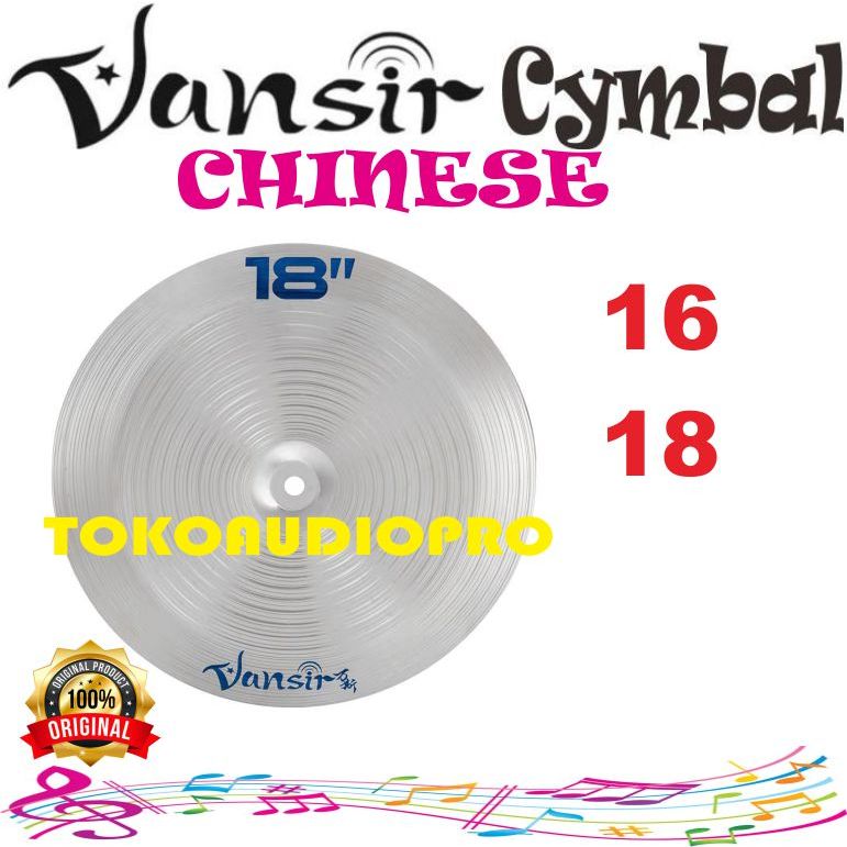 Chinese Cymbal Vansir Cymbal Chinese 16 ,18 Cymbal China Simbal Cina Vansir