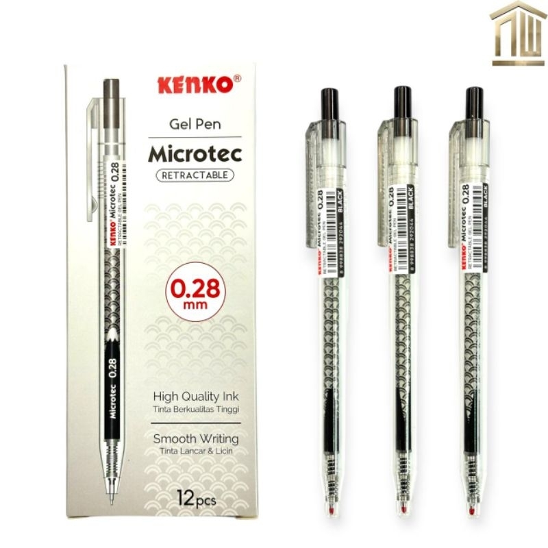 

Kenko Gel Pen / Pulpen Pena Needle Tip Microtec 0.28mm (pack)