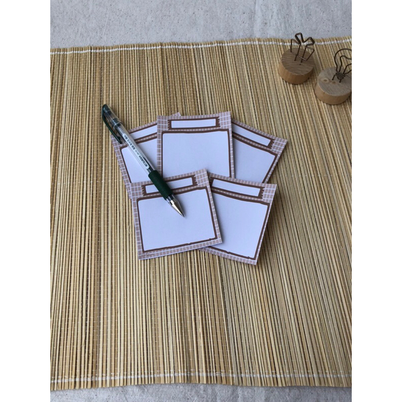 

[TGK011] 3 pcs - Memo Pad / Memo Pad Lucu Imut / Memo Pad Coklat / Memo Pad Kawaii / Memo Pad Tanpa Lem / Memo Pad Tanpa Perekat / Memo Pad Aesthetic / Dekorasi Scrapbook / Journal Kit / Jurnal Kit / Bujo Penpall Bullet