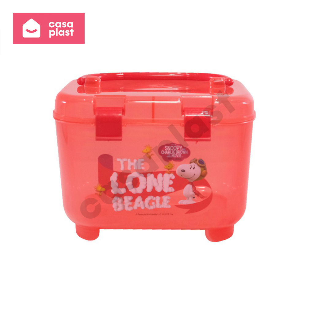 Mini Storage Box Container (Merah)/Bkotak Obat/Box Souvenir Ulang Tahun