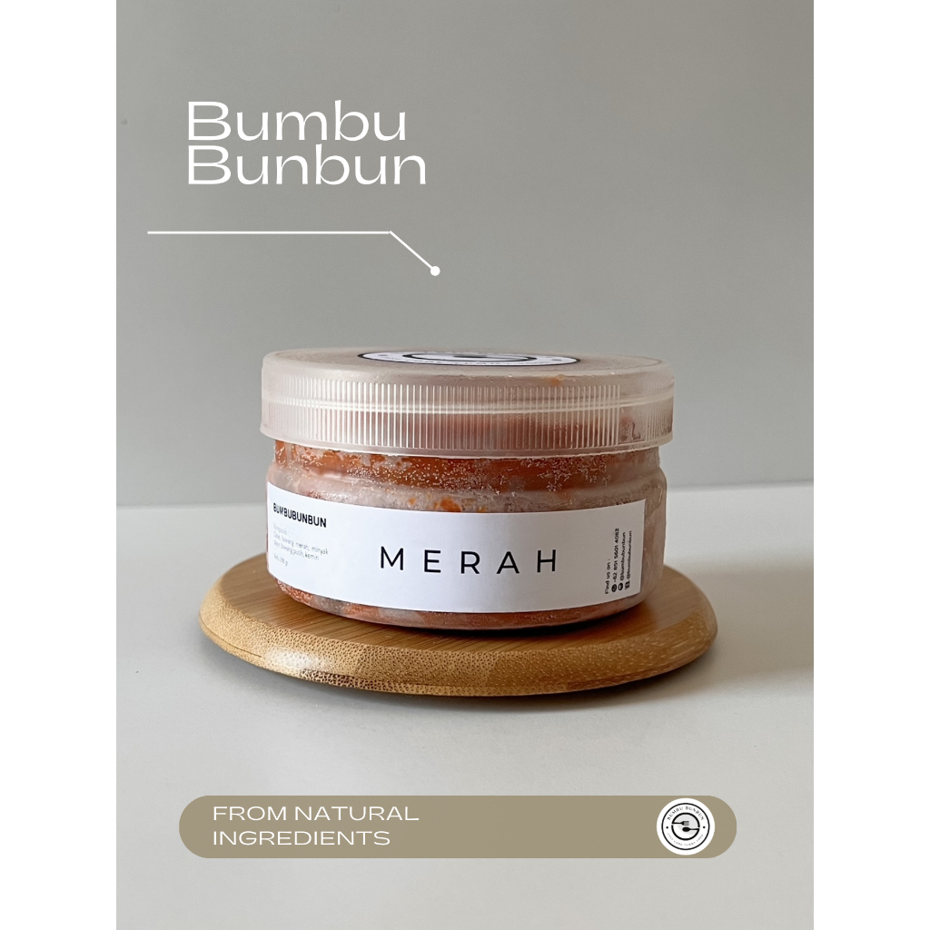 

Bumbu Merah tanpa pengawet, tanpa msg, halal