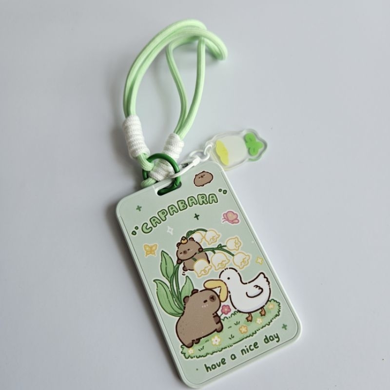 

capybara id tag holder / capybara id tag