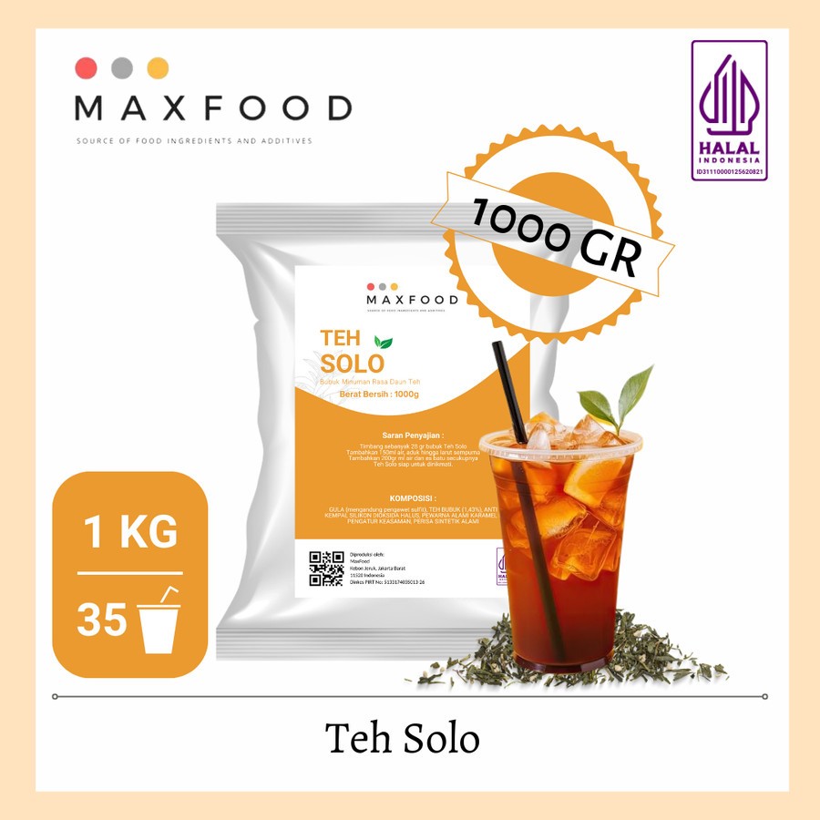 

1 Kg Bubuk Minuman Teh Solo / Teh Rasa Jasmine