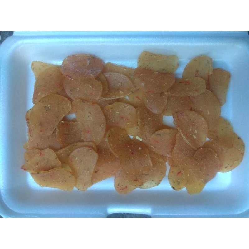 

repack krupuk singkong pedas 250 gram
