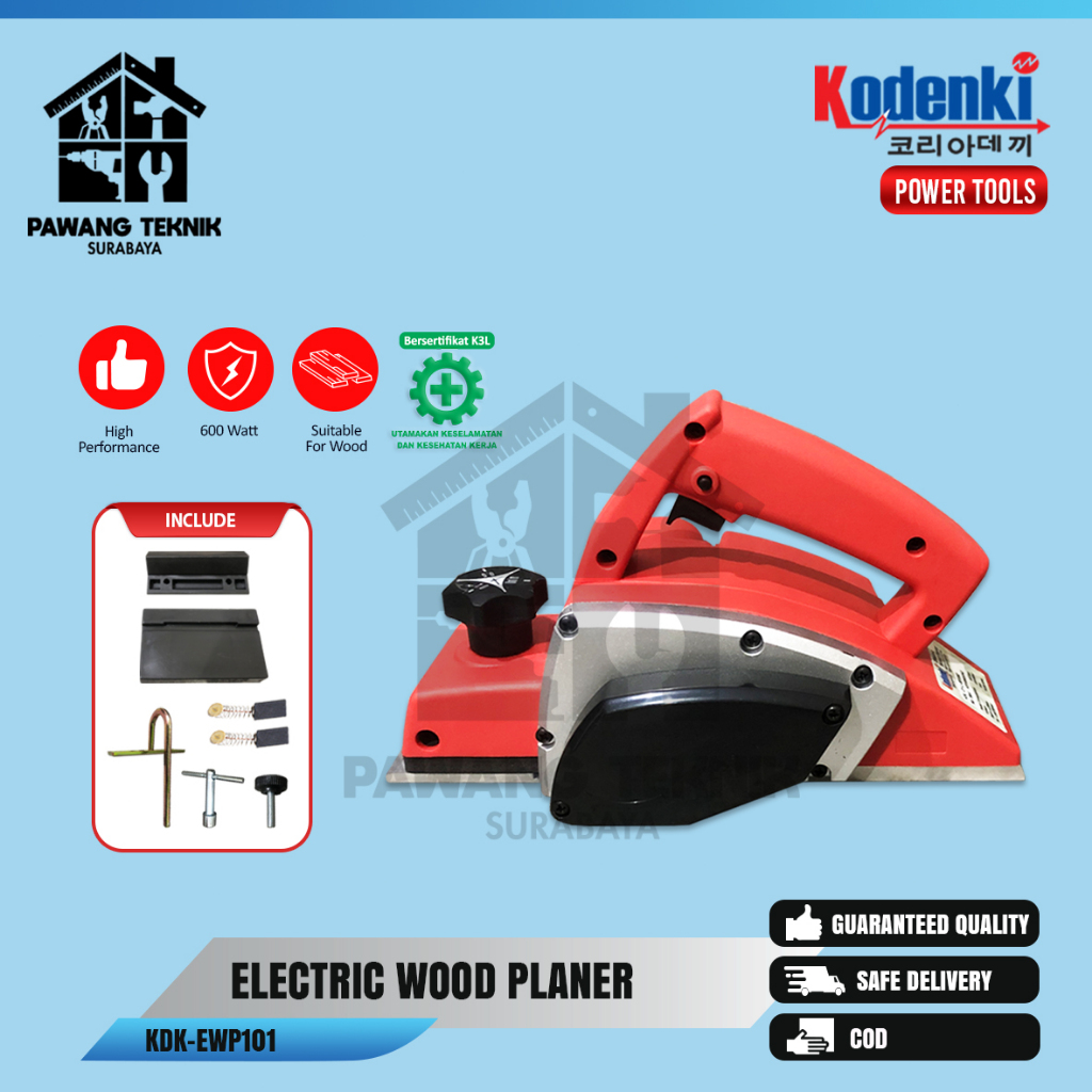 Kodenki Mesin Serut Ketam Planner Listrik Electric Planner Mesin Serut Kayu Alat Planer Pasah Sugu K