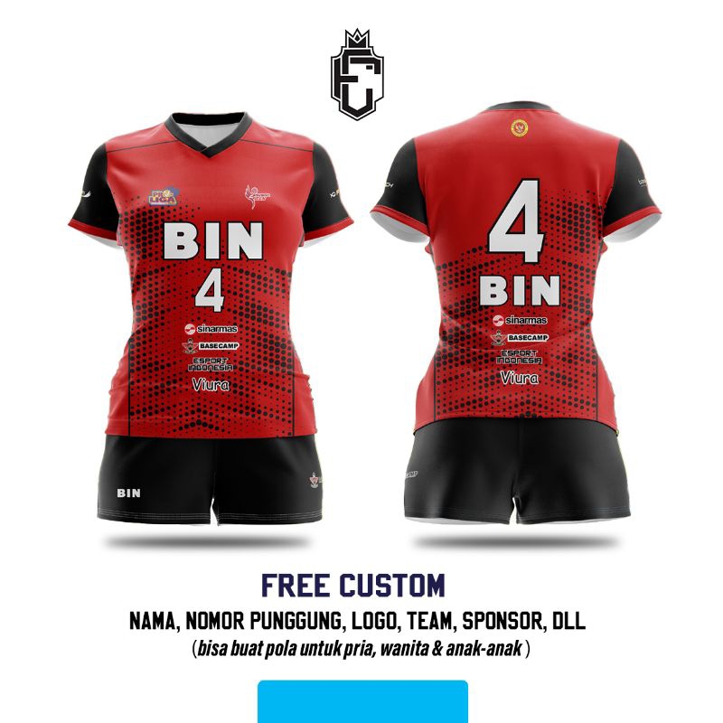 Jersey Voli Cewek Proliga STIN BIN